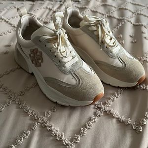 Tan Tory Burch Sneaker